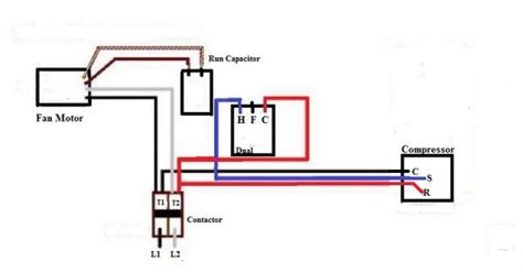 wire condenser fan motor wiring diagram