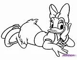 Daisy Duck Coloring Pages Donald Disney Disneyclips Relaxing Book sketch template