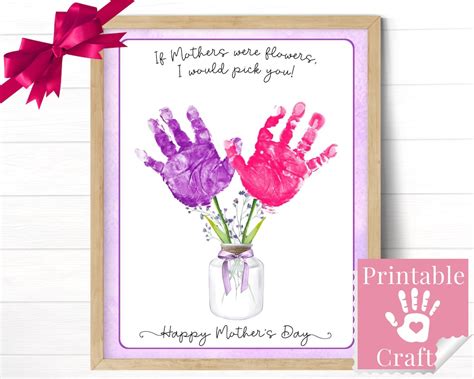 mothers day crafts  kids printable preschool gift  mom etsy
