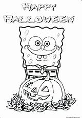 Coloring Halloween Spongebob Printable Pages Pagesfree Kids Happy Freekidscoloringpage Print Toddlers sketch template