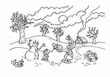 Winter Coloring Pages Large sketch template