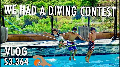 diving contest daily vlog  youtube