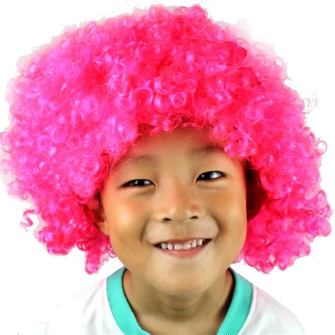 funny wigs halloween colorful wigs hair exploding head clown fans