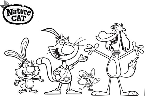 nature cat coloring pages cat coloring page coloring pages cat