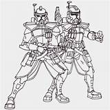 Trooper Coloring Pages Clone Scout Wars Star Getcolorings sketch template