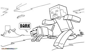 minecraft  printable coloring pages  kids
