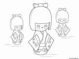 Coloring Kokeshi Pages Dolls Doll Japan Printable China Print Color Drawing Kids Book Getdrawings Kachina Paper sketch template