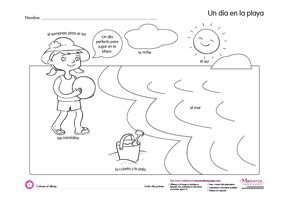 spanish coloring pages activities spanish printables