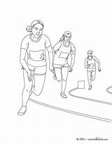Corrida Atletas 5000m Fundo Lekkoatletyka Hellokids Atletismo Durante Esportes Kolorowanka sketch template