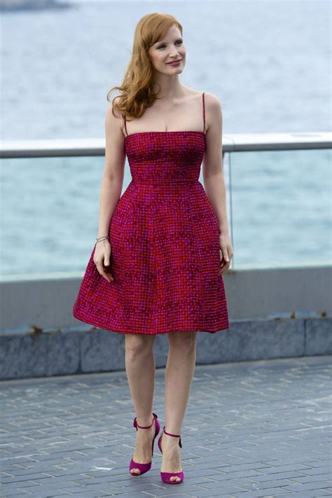 jessica chastain at disappearance of eleanor rigby photocall in san sebastian hawtcelebs