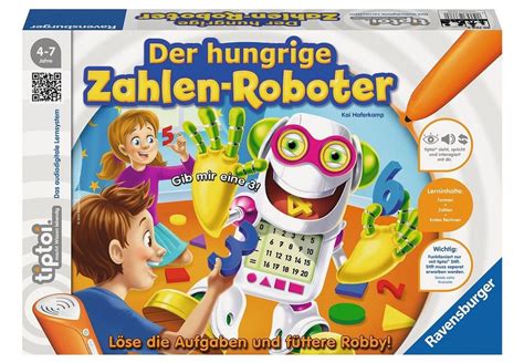 ravensburger tiptoi spiel der hungrige zahlen roboter  kaufen