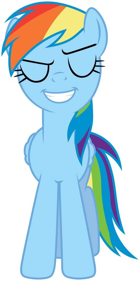 smug rainbow dash  stabzor  deviantart