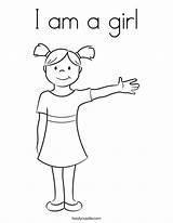 Coloring Girl Am God Pages Made Special Kids Print Twistynoodle Worksheet Template Colouring Girls Crafts Outline People Ll Tracing Choose sketch template