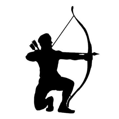 Archery Couple Silhouette Clipart Clipground