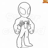 Spiderman Venom Supercolored Ausmalbild Ausmalbilder Neuinterpretation Charaktere sketch template