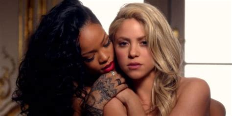 shakira and rihanna can t remember to forget you video