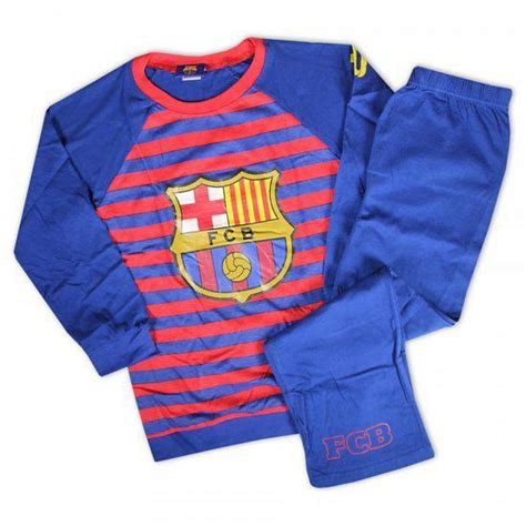 bolcom fc barcelona pyjama logo nr  maat  blauw