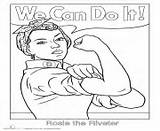 Coloring Pages Riveter Rosie Do Girl Power Printable Book Online Info sketch template