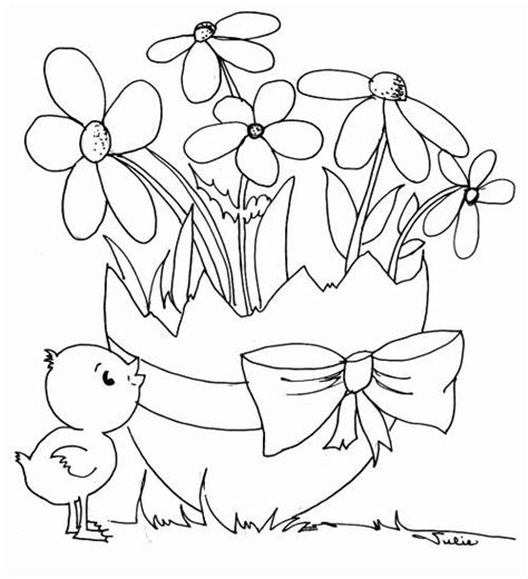 easter flower coloring pages lovely     print  printable