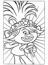 Trolls Coloring Tour Pages Fun Kids Votes sketch template