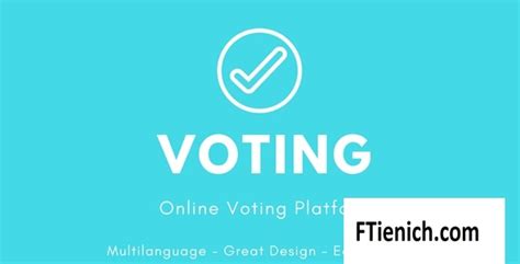voting  voting platform ftienich