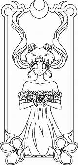 Coloring Pages Serenity Moon Princess Deviantart Sailor sketch template