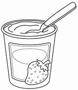 Yogurt Drawing Getdrawings Drawings sketch template