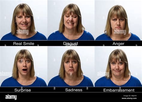 facial expressions stock photo alamy