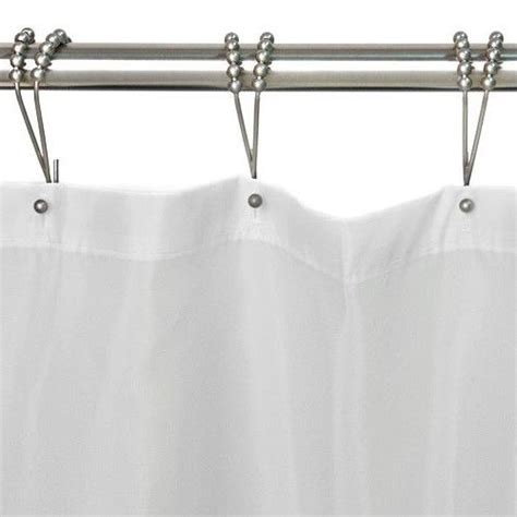 Stall Size Fabric Shower Curtain Liner 54 X 78