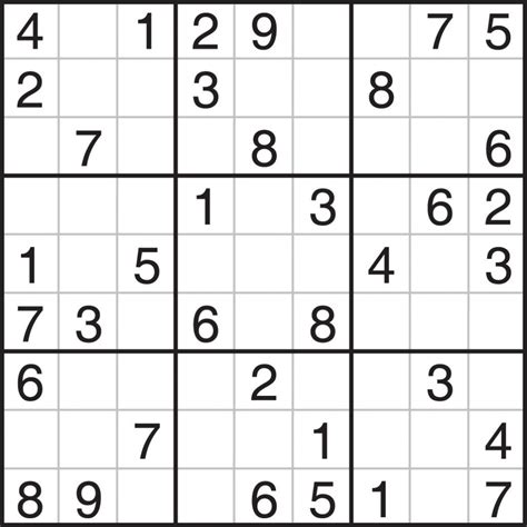 printable sudoku puzzles  printable crossword puzzles