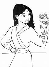 Mulan Coloring Pages Princess Disney Mushu Drawing Kids Printable Princesses Colouring Popular Paintingvalley Collection Explore sketch template