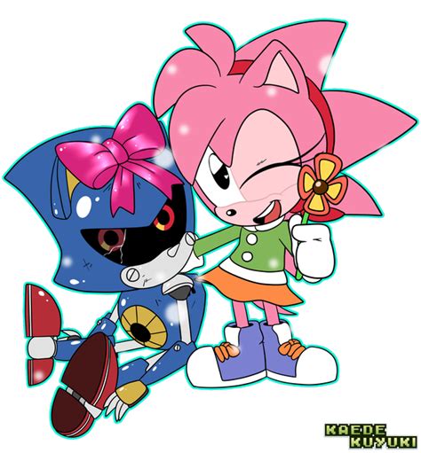 Amy And Metal Sonic Mania Adventures By Kaedekuyuki On