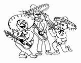 Coloring Mariachi Band Mayo Pages Cinco Printable Print Sheets Color Mexican Drawing Everfreecoloring Fiesta Marching Children Kids Getcolorings Getdrawings Get sketch template