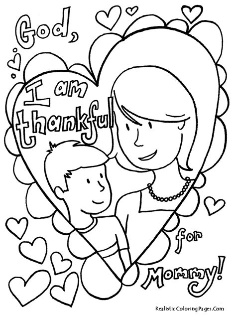 printable mothers day coloring pages realistic coloring pages