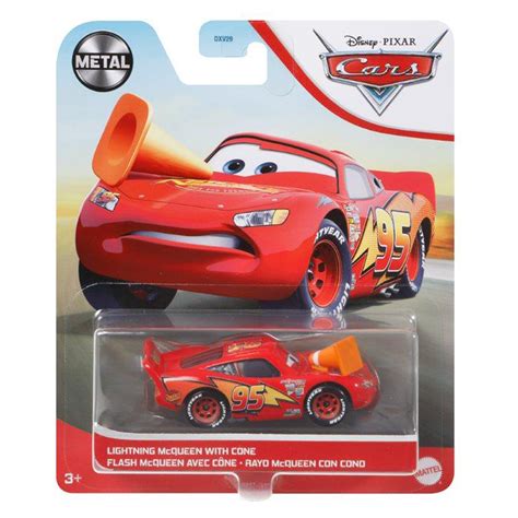 Disney Pixar Cars 1 55 Diecast Lightning Mcqueen With Cone At Toys R Us