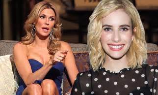 emma roberts is terrified of real housewives of beverly hills brandi
