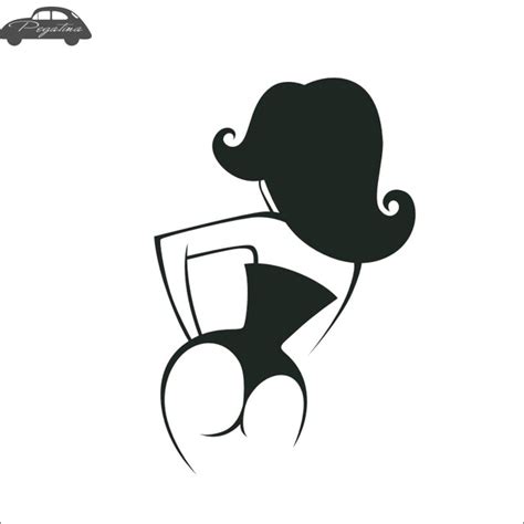 Pegatina Sexy Girl Nude Decal Beauty Sex Funny Car Sticker Window Humor