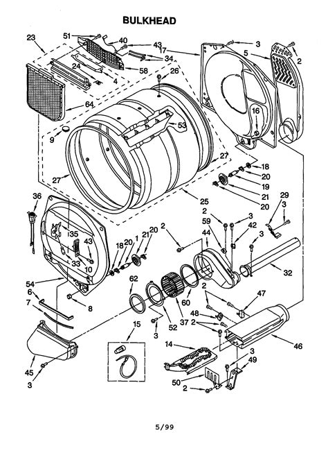kenmore  series model  parts diagram dryer repair pinterest dryer  diagram
