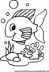 Wasser Ausmalbilder Fisch Fische Tiere Malvorlagen Ausmalen Kostenlose Kinder Unterwasserwelt Zeichnen Malvorlage Easy Onlycoloringpages sketch template
