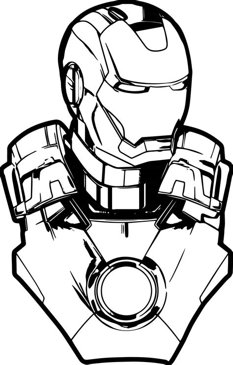 ironman coloring pages printable customize  print