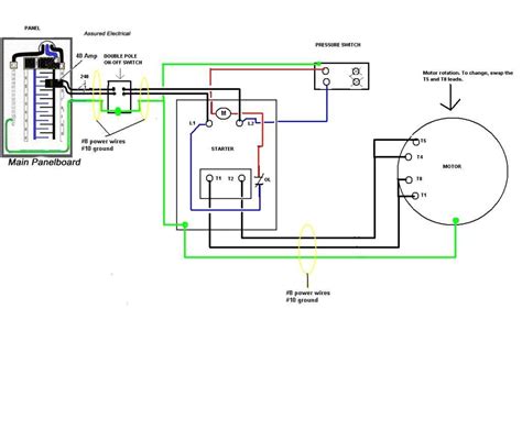 air compressor pressure switch wiring