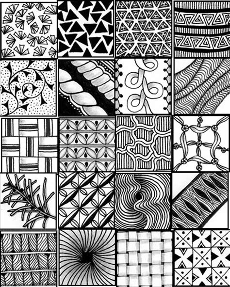zentangles images  pinterest zentangle patterns zen
