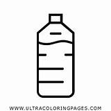 Botella Agua Plástico Coloring Ultracoloringpages sketch template