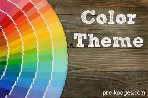 color theme activities  preschool