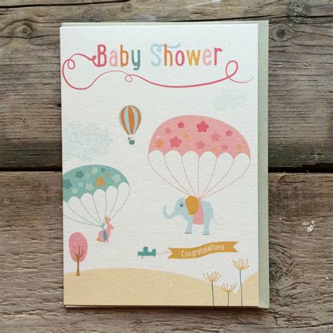 baby shower card  velvet olive notonthehighstreetcom