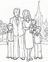 Lds Coloring Pages Christmas Forever Families Family Church Primary Clip Clipart Visit Color Getcolorings sketch template