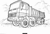 Truck Coloring Pages Semi Boys Print sketch template