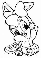Coloring Pages Bunny Baby Lola Looney Tunes Cartoon Print Popular Rabbit sketch template