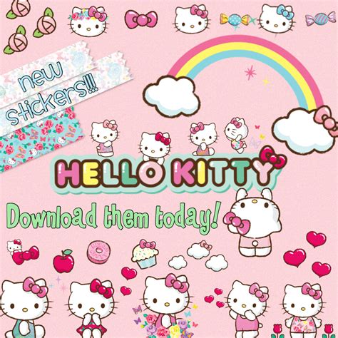 new hello kitty stickers piccollage