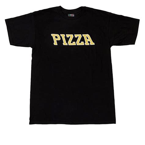 Pizza Skateboards Pizla T Shirt Black Natterjacks